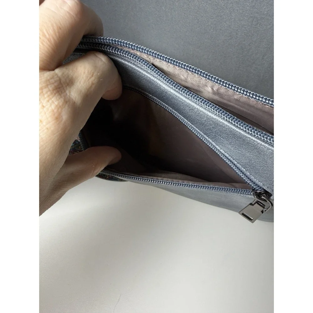 Set of 2 - APHISON Vegan Leather Crossbody Purse with Adjustable Crossbody Strap